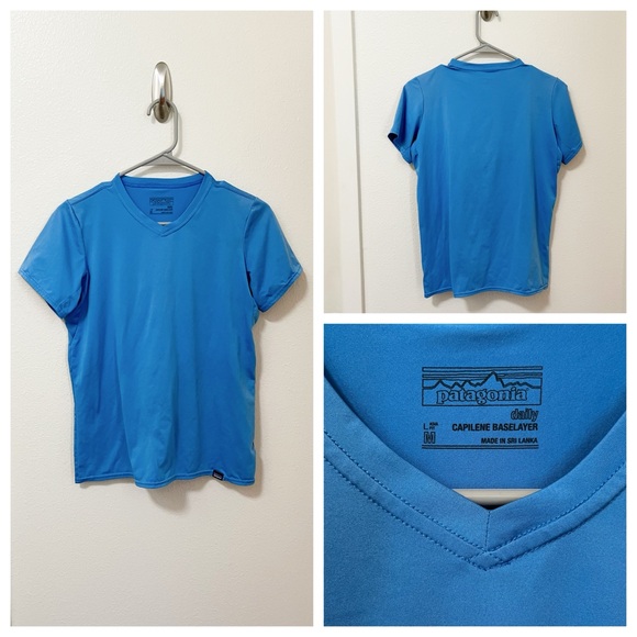 •PATAGONIA• Capilene Base Layer Short Sleeve Top - Picture 1 of 1